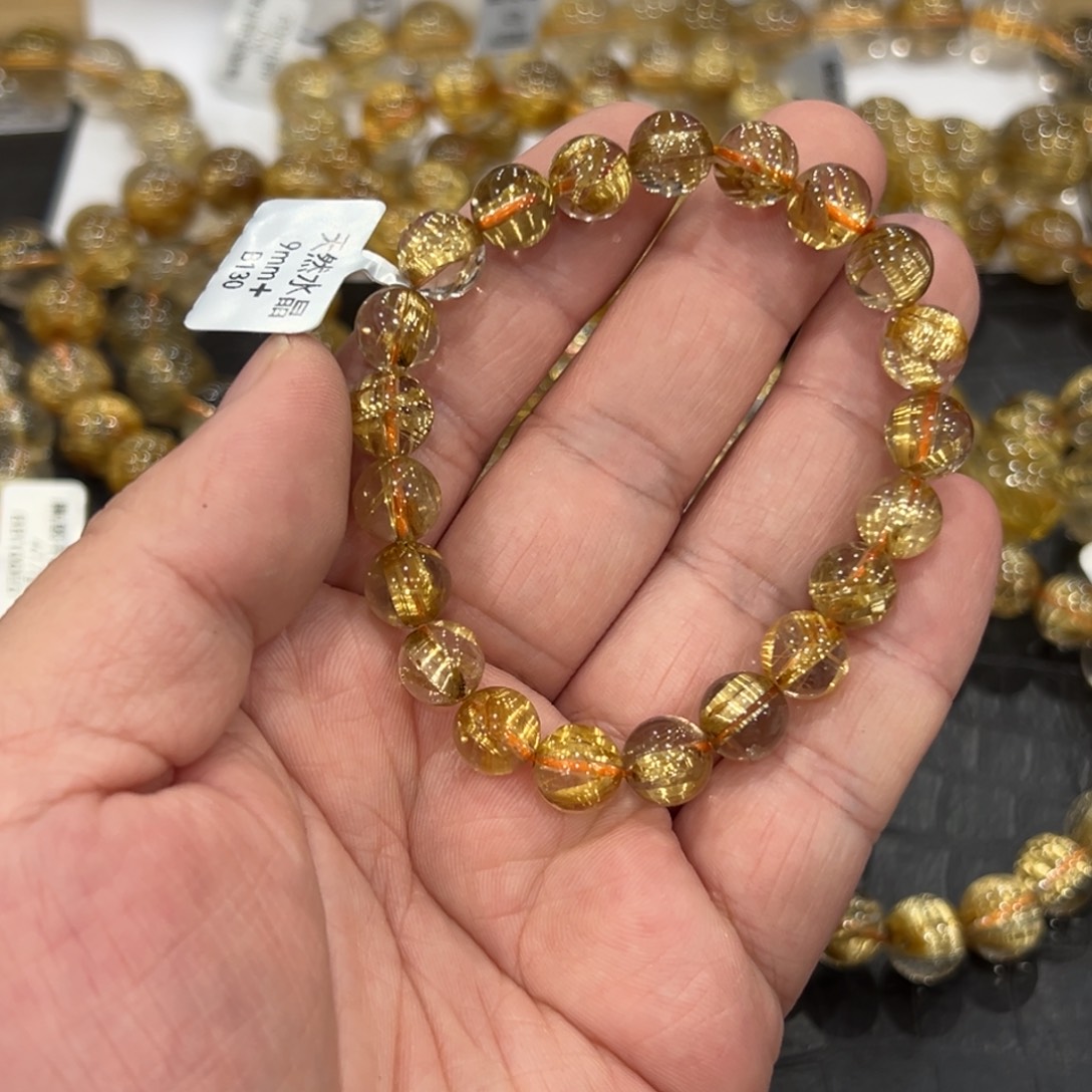 活***8未镶嵌手链水晶b130钛晶