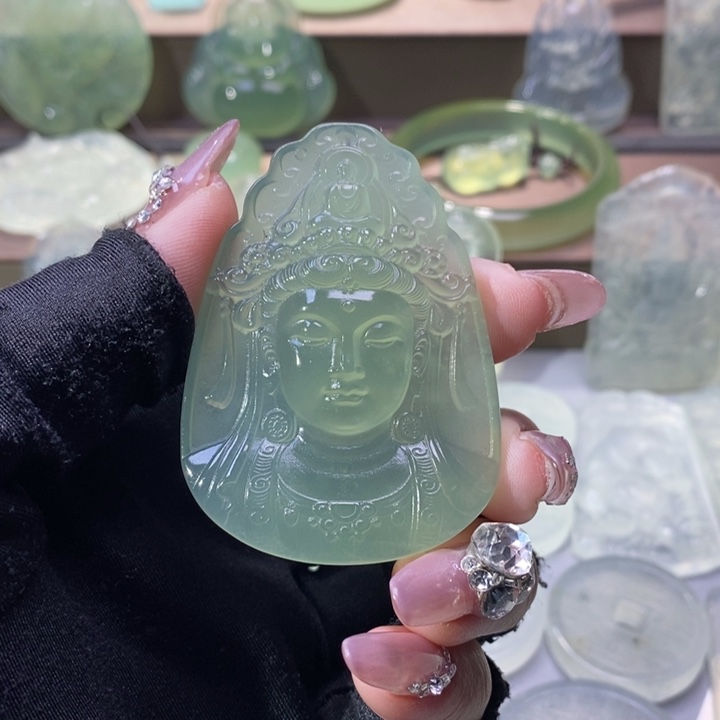 岫玉吊坠未镶嵌吊坠