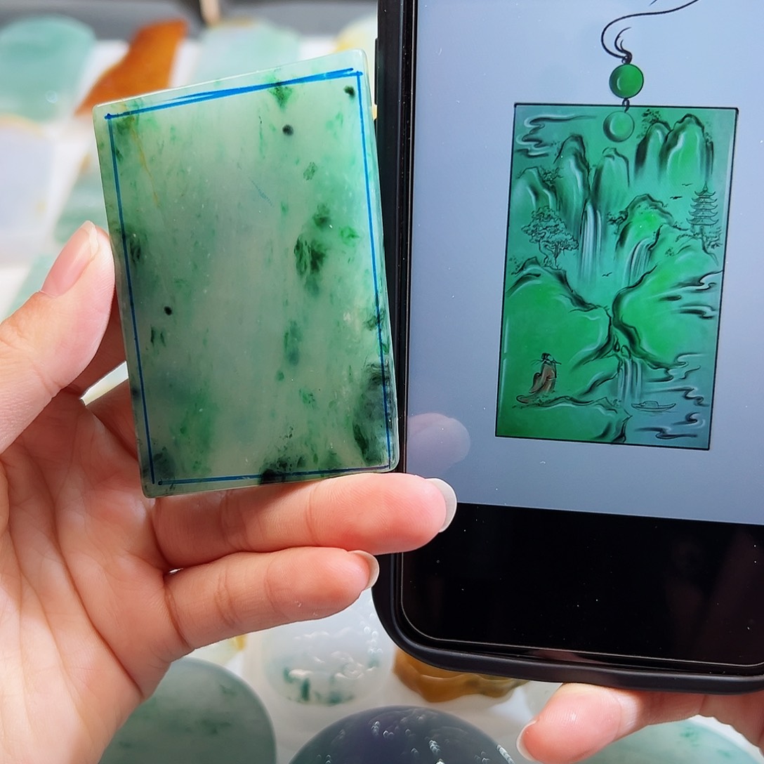 定制翡翠未镶嵌翡翠