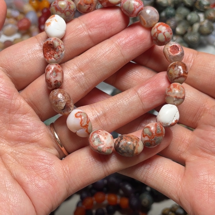 玛瑙/玉髓合金手链