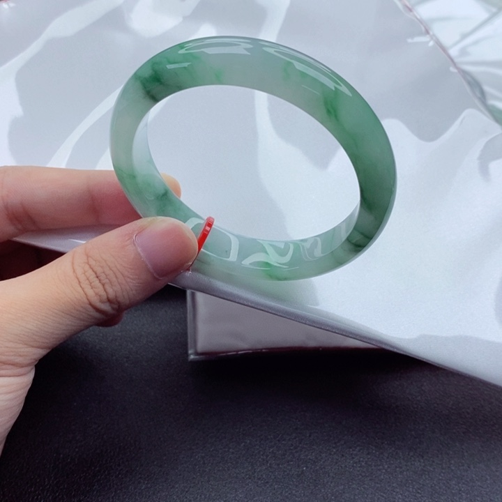 翡翠手镯未镶嵌正圈55（231030