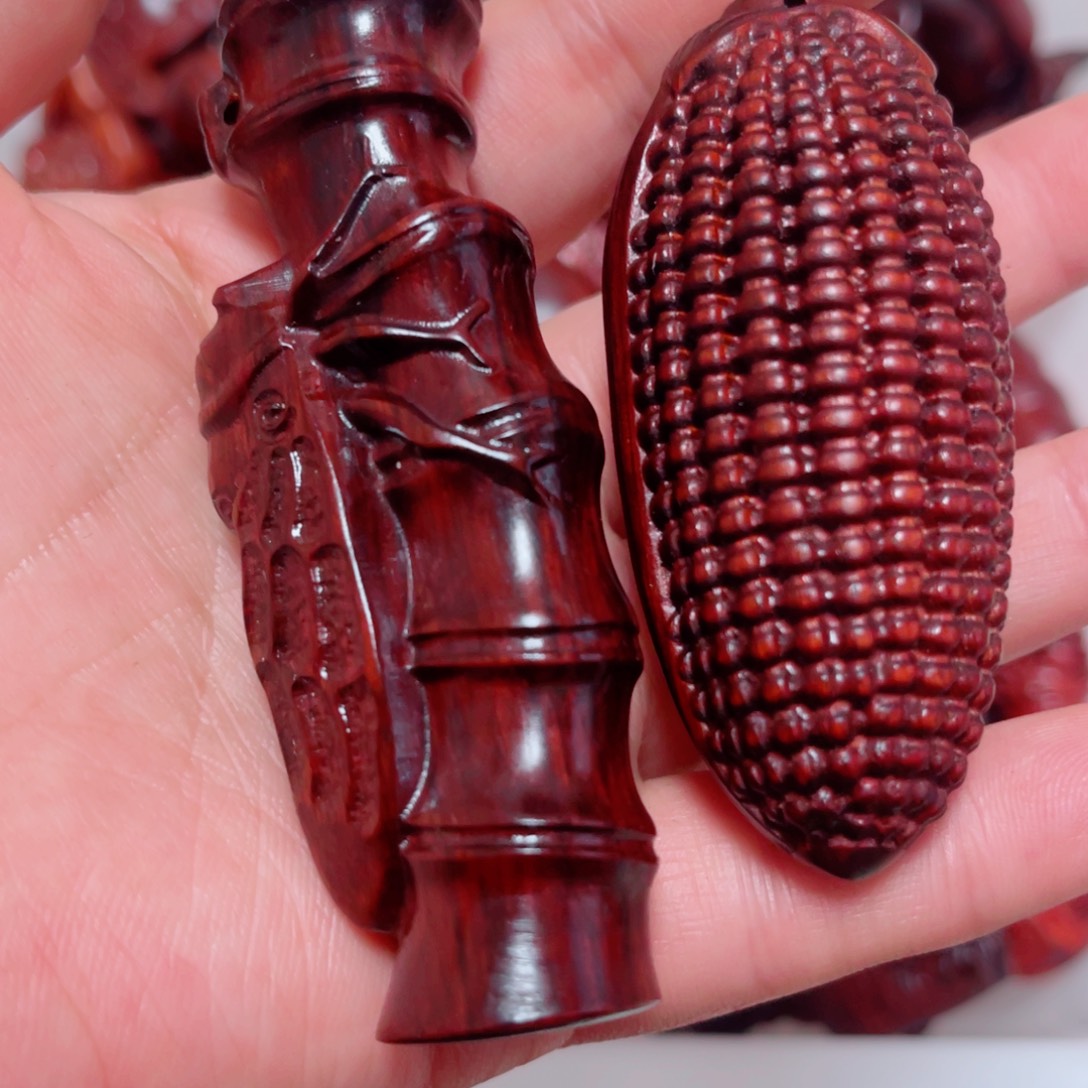 *****香榧木紫檀手把2个