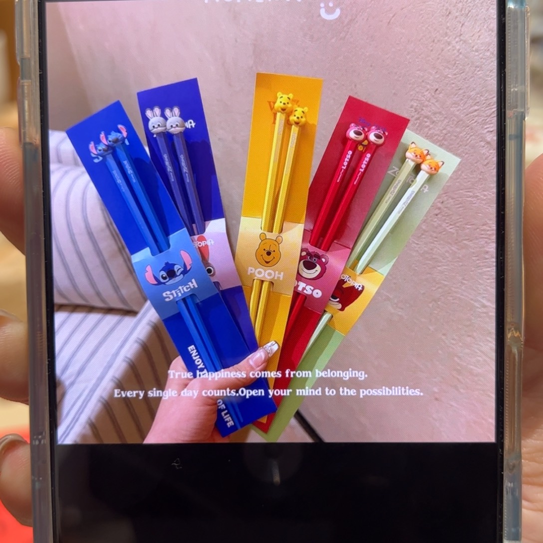 疯狂动物城合金筷五双