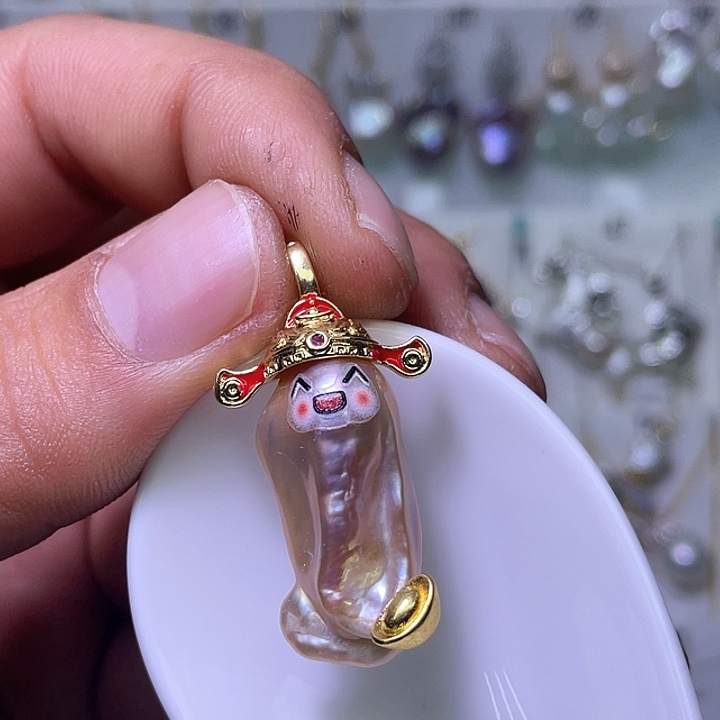 淡水珍珠颈饰未镶嵌12