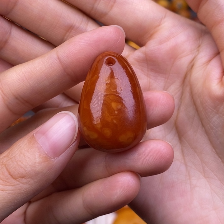 琥珀未镶嵌裸石蜜蜡M