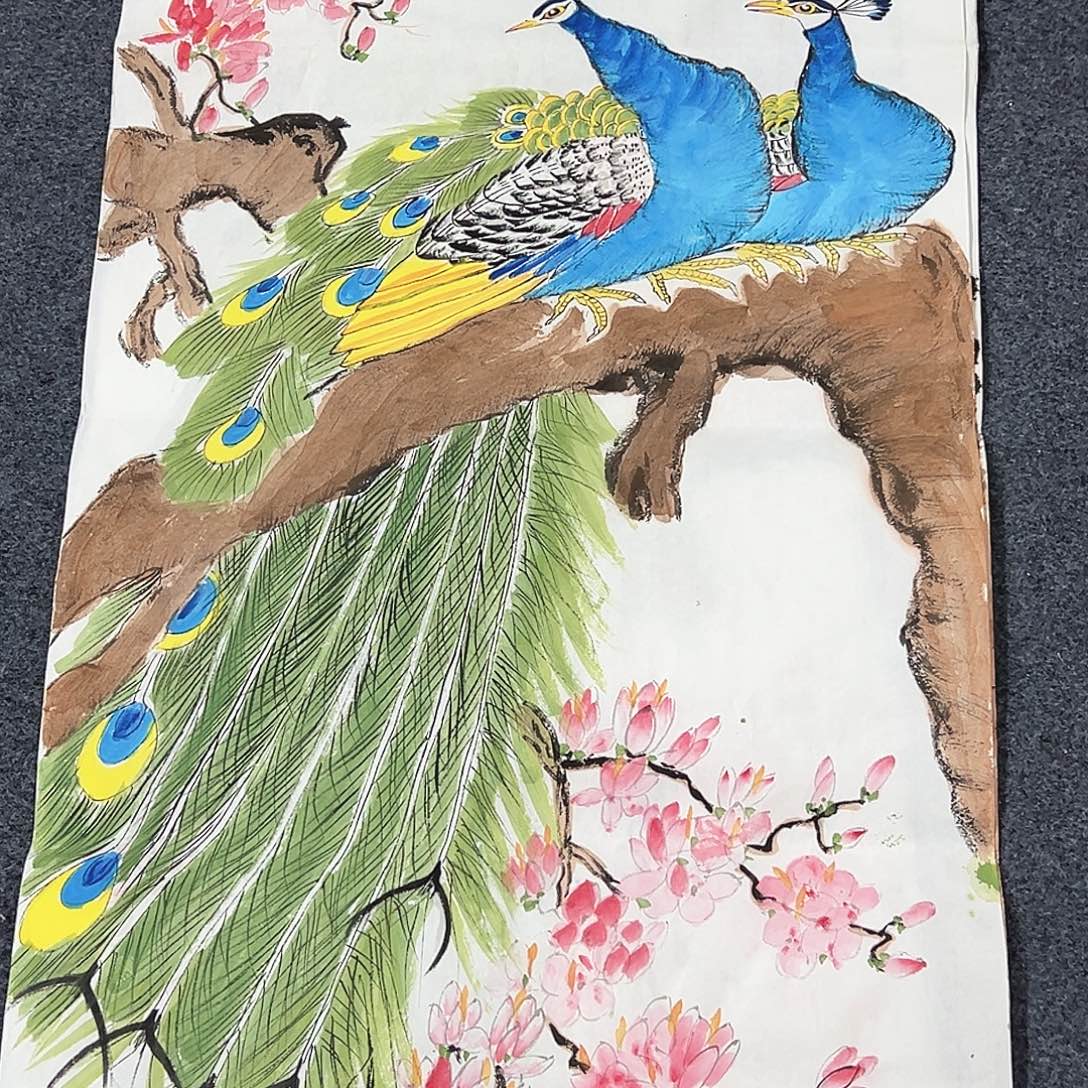 国画事事顺心如意万事如意万事