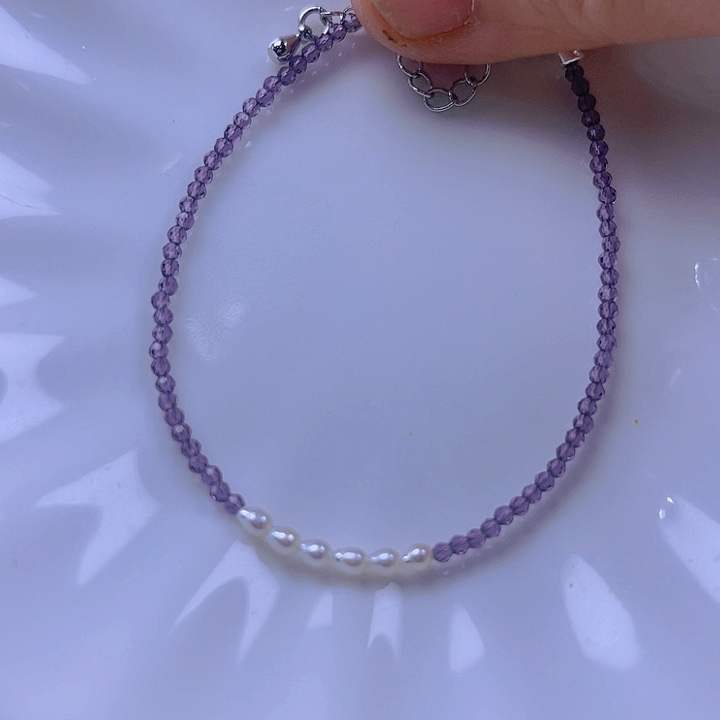 淡水珍珠手绳合金