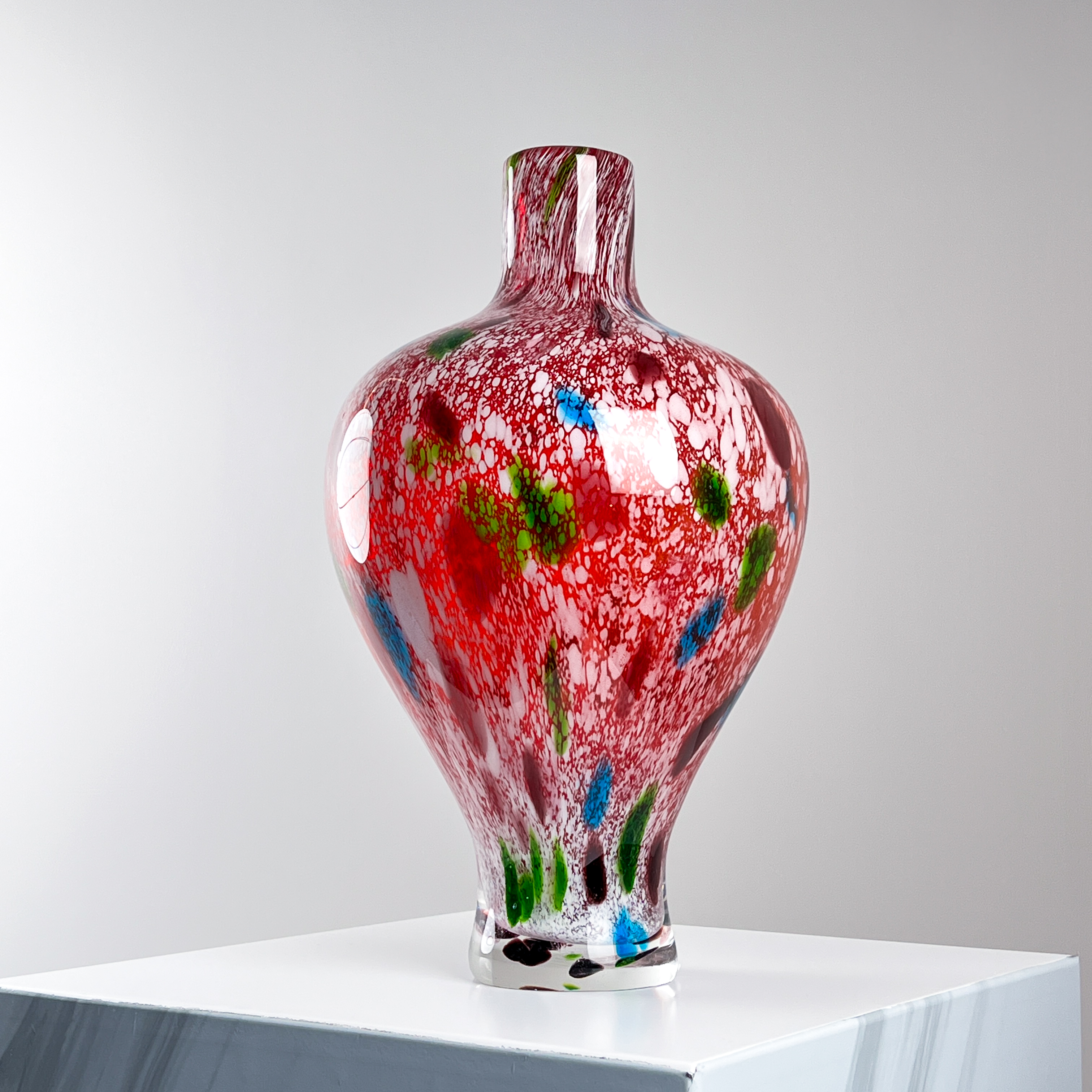 巴比特美学【金红色组合花瓶】意式极简现代轻奢简约水晶琉璃艺术