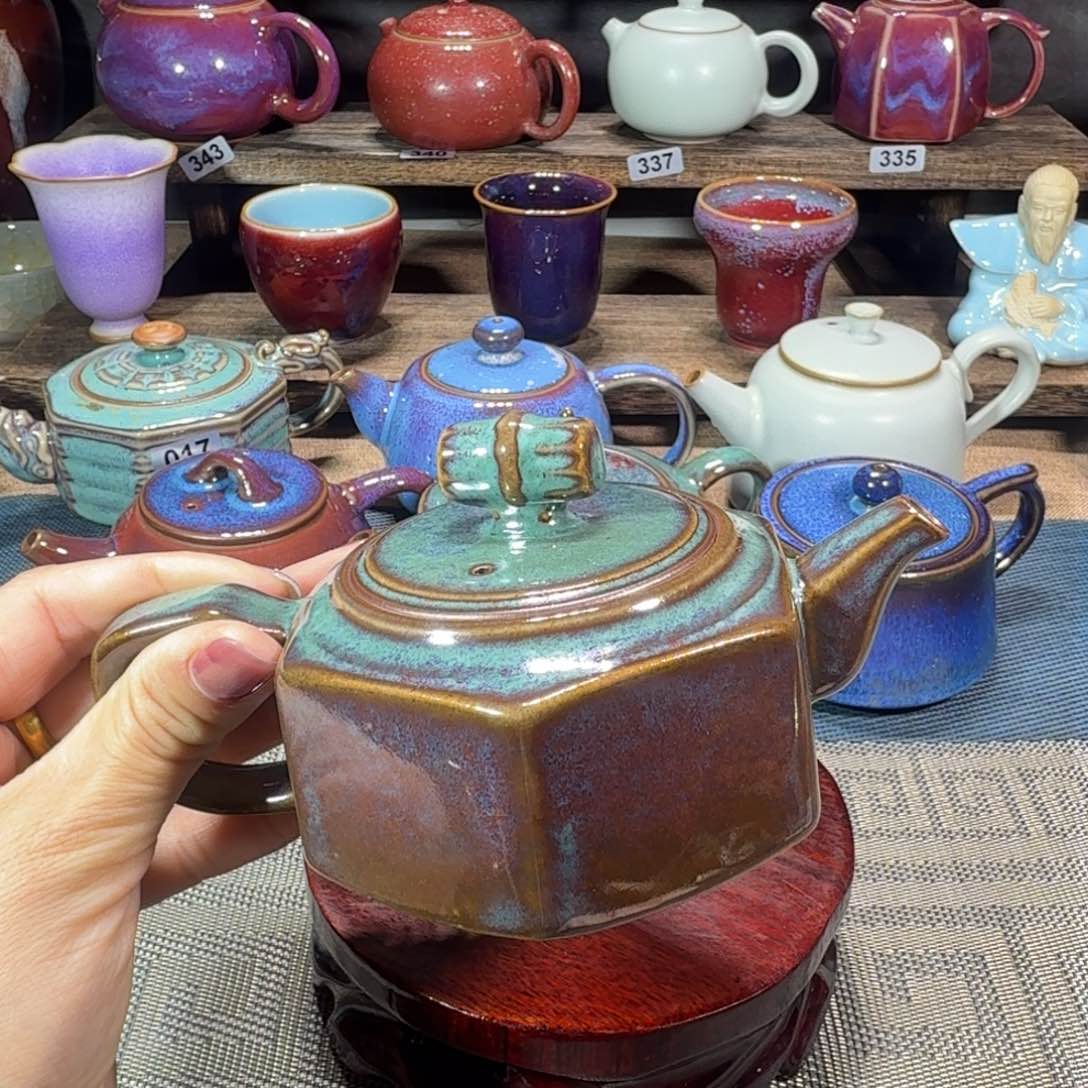 钧瓷……微瑕……壶……微瑕