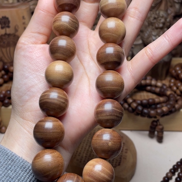 檀香木手串/手链风*潇手串2.0手持，19颗