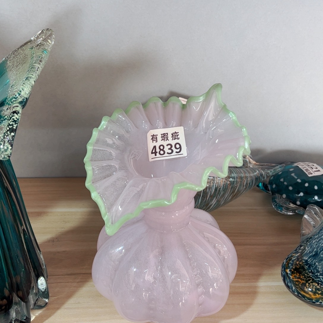 琉璃4839微瑕 花瓶摆件