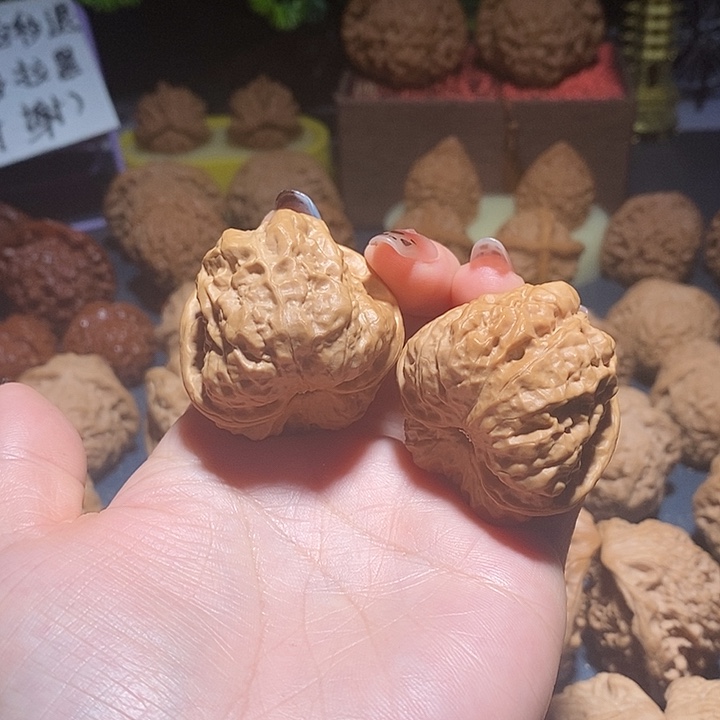 核桃文玩核桃蛤蟆头1号