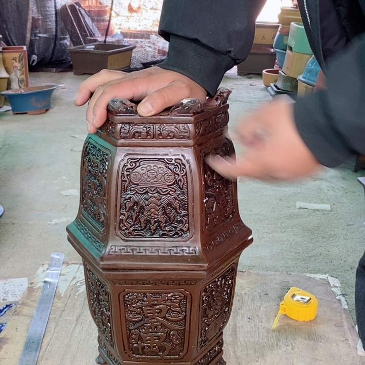 紫砂花盆紫砂紫砂