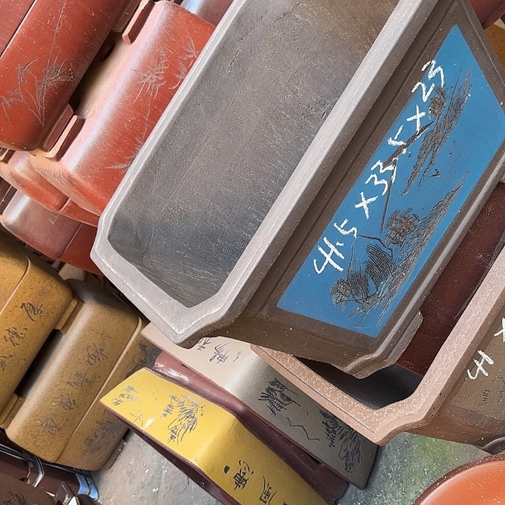 紫砂花盆紫砂花盆