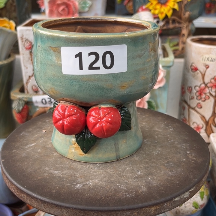 紫砂花盆粗陶材质多肉花盆