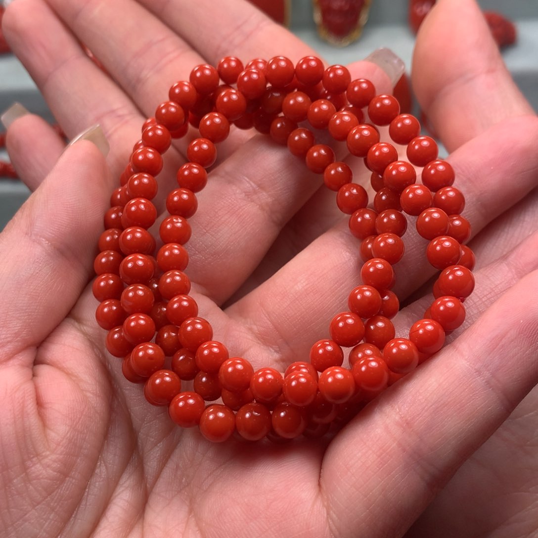 未镶嵌手串南红玛瑙