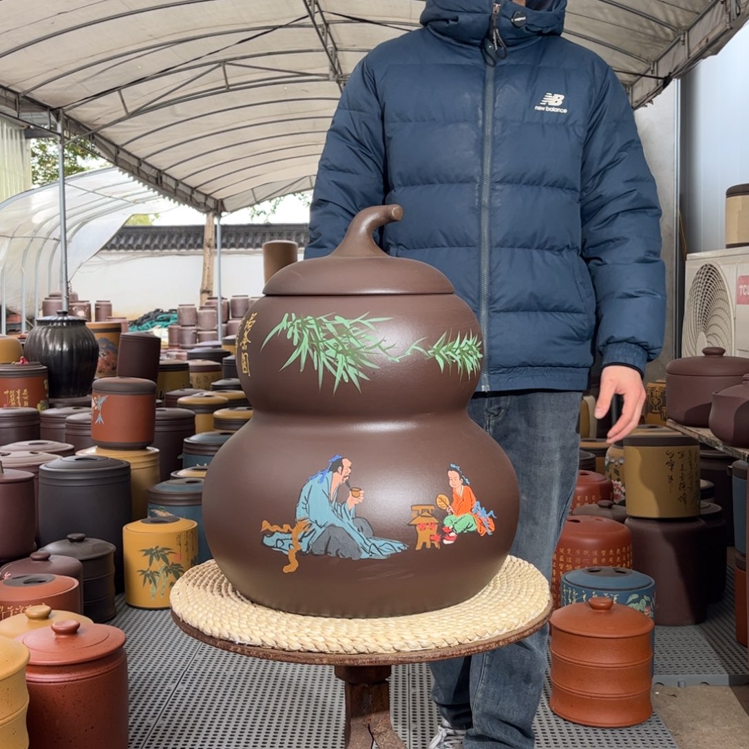 茶叶罐紫砂20 饼茶叶罐