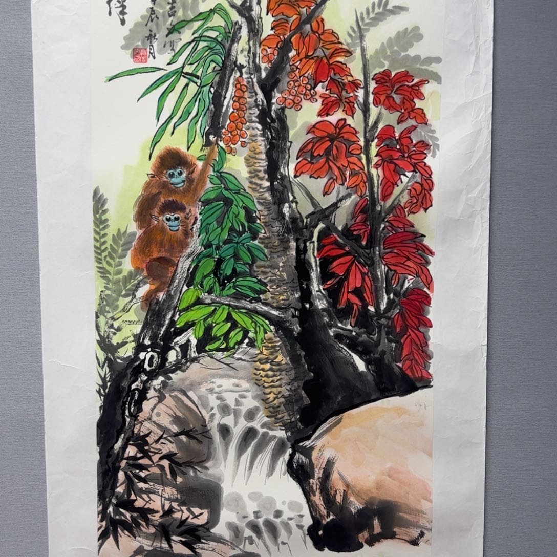 国画亲笔手绘原创