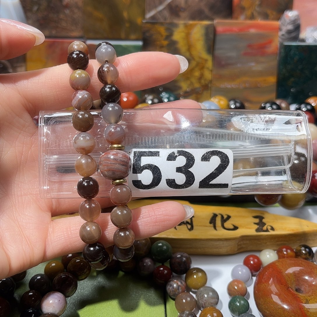 硅化玉未镶嵌天然北票硅化玉吊坠