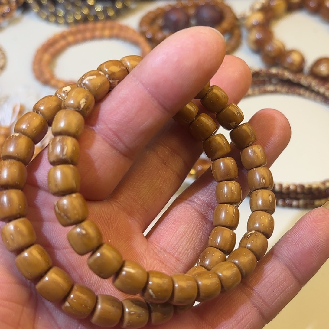 紫金鼠吊坠菩提子实心鼠花皮