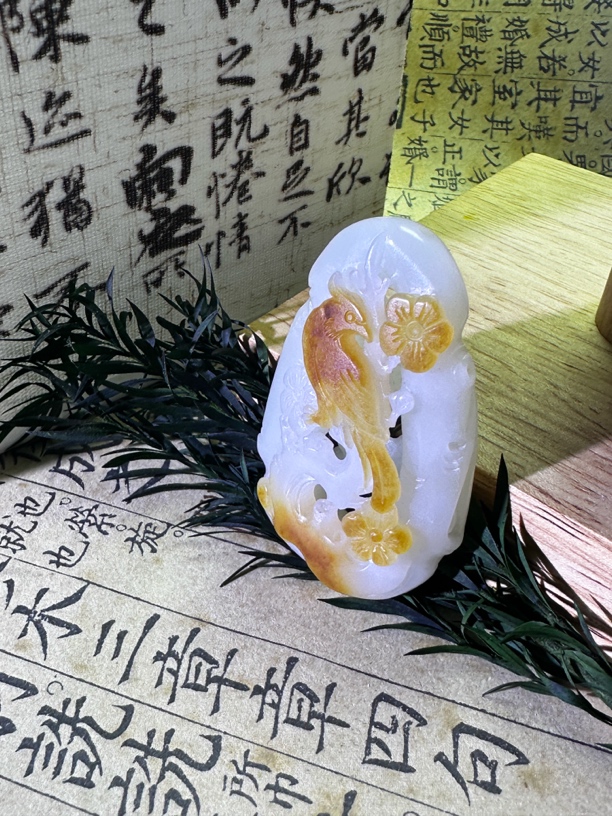 28.1克重油润老熟黄沁苏工精雕