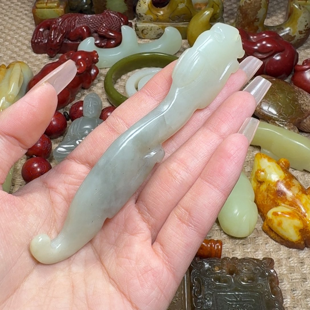 白玉菩提吊坠挂件
