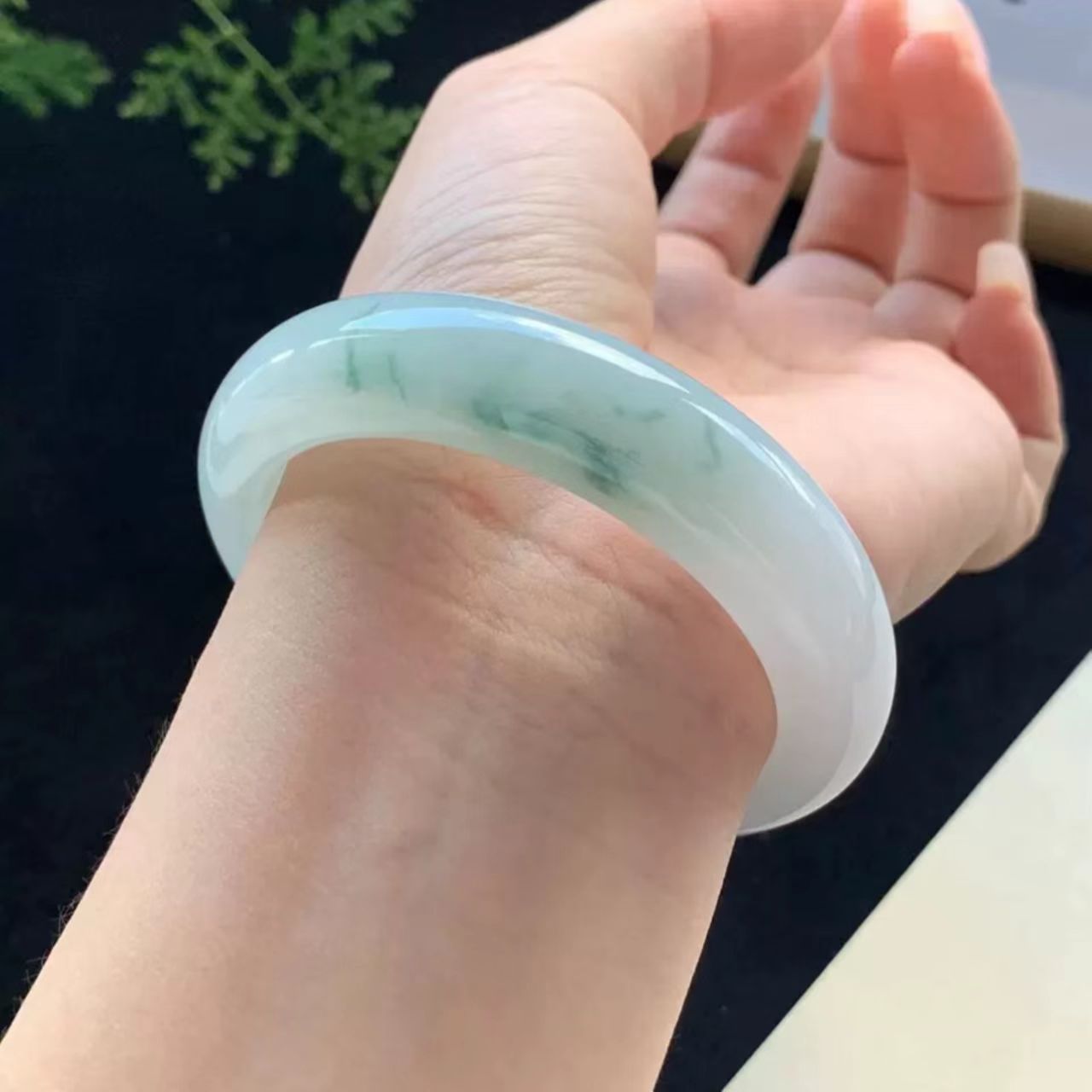 女款扁条贵妇旺夫镯