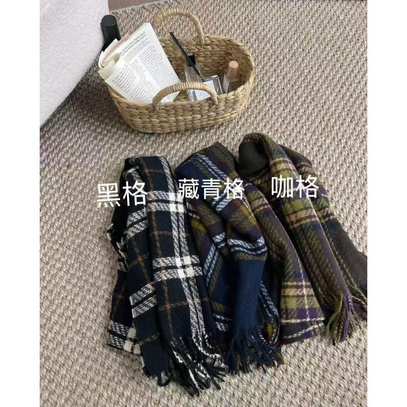【梓铭】ZM20~氛围满格～冬季韩系软糯保暖防寒情侣时髦格子围巾