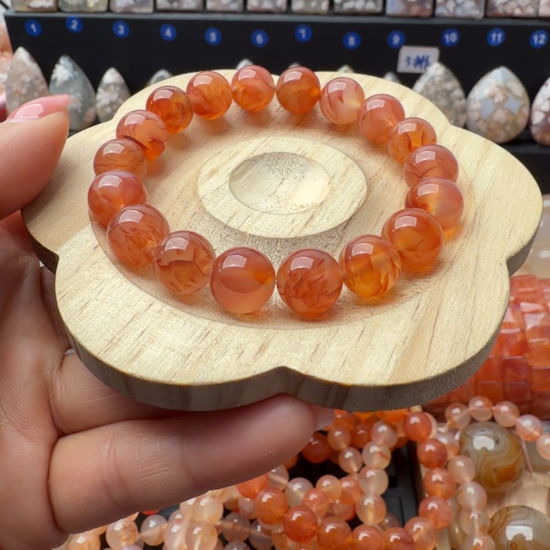 ～***.玛瑙/玉髓合金手链