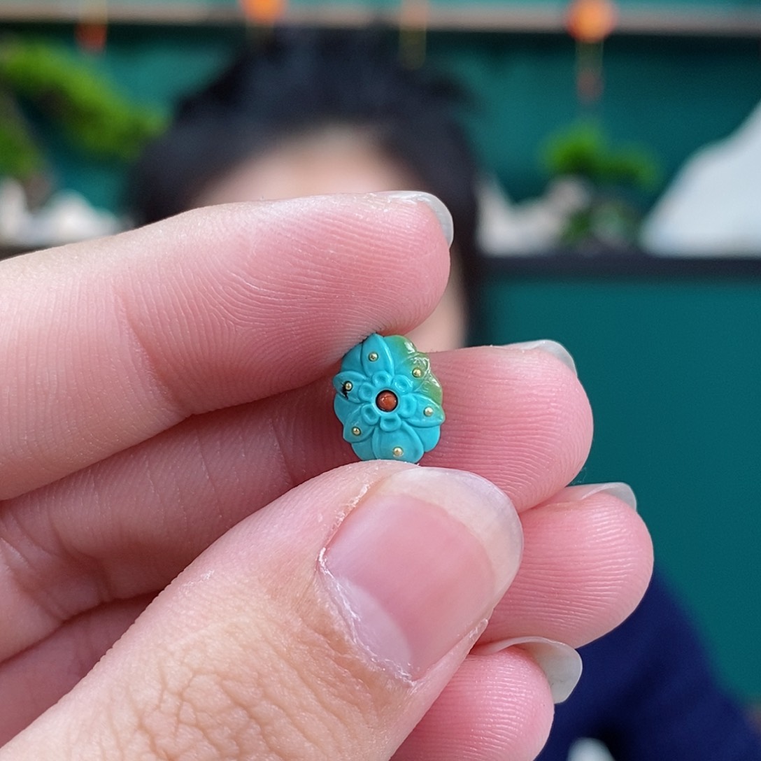 绿松石珠宝奇石未镶嵌