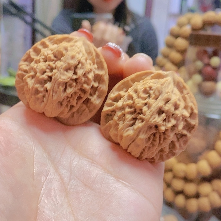 【闪购商品】文玩核桃把件40.5老款狮子头