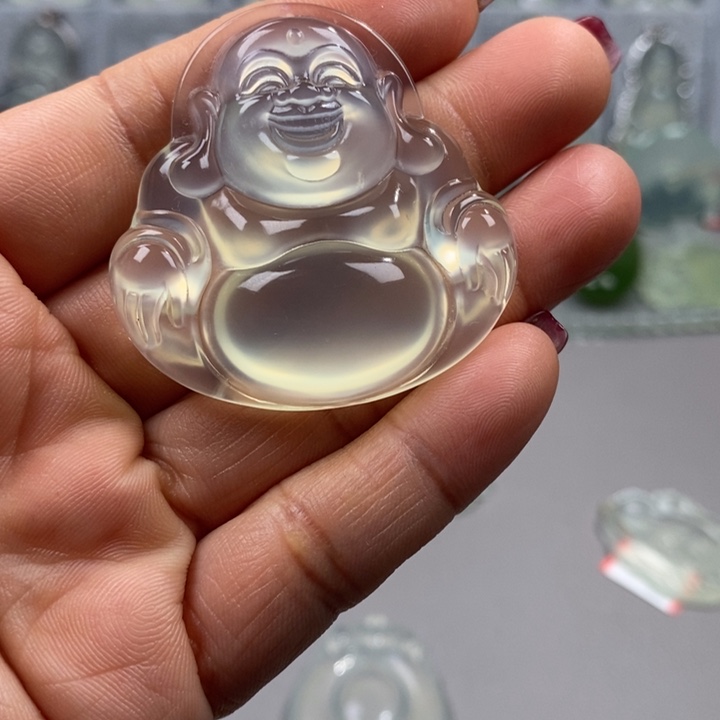 蛇纹石玉颈饰未镶嵌茹*