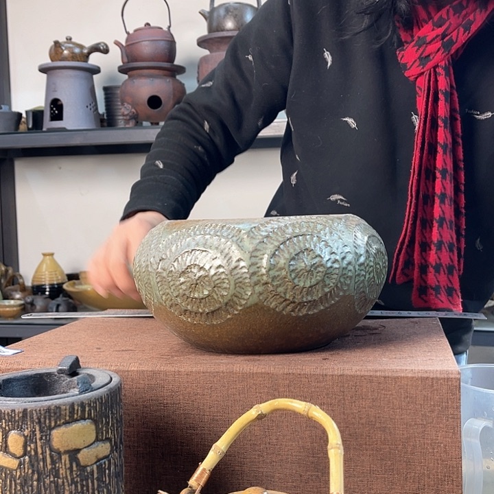 紫泥茶壶紫砂粗陶茶器