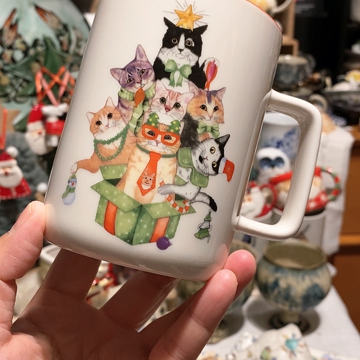 搪瓷圣诞节马克杯