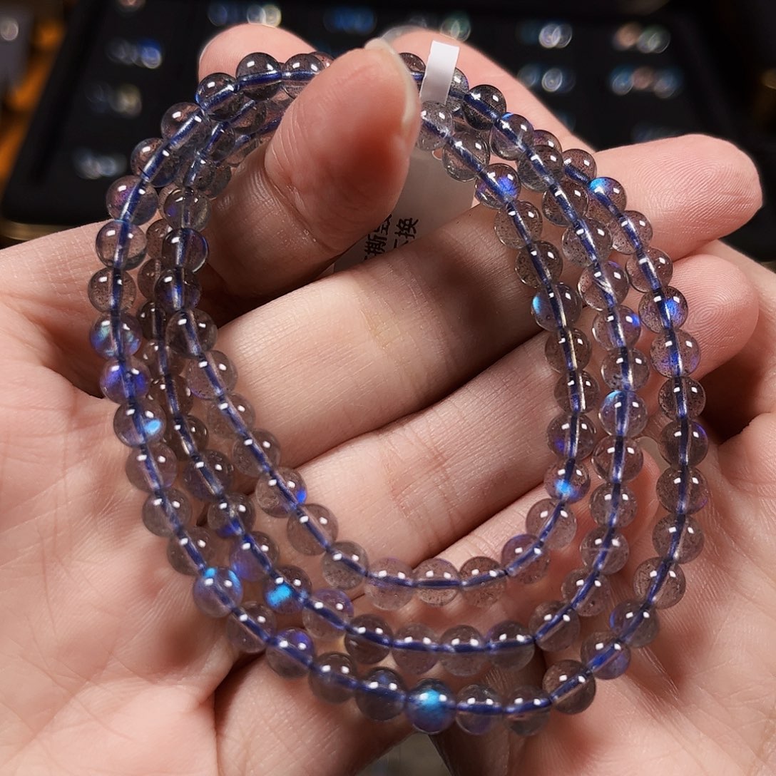 未镶嵌手链长石5.2左右