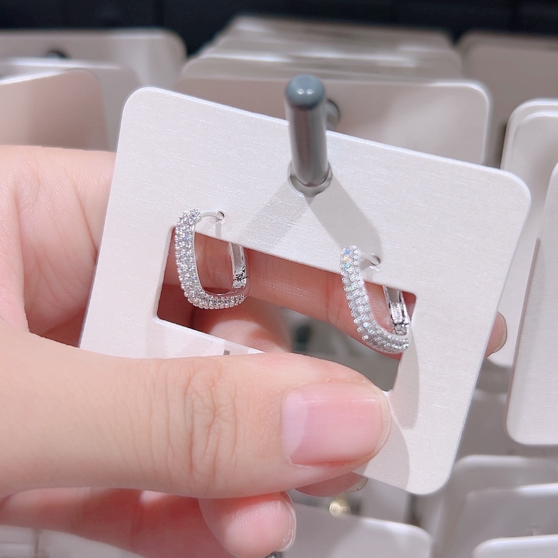 琉璃纯铜合金耳环的