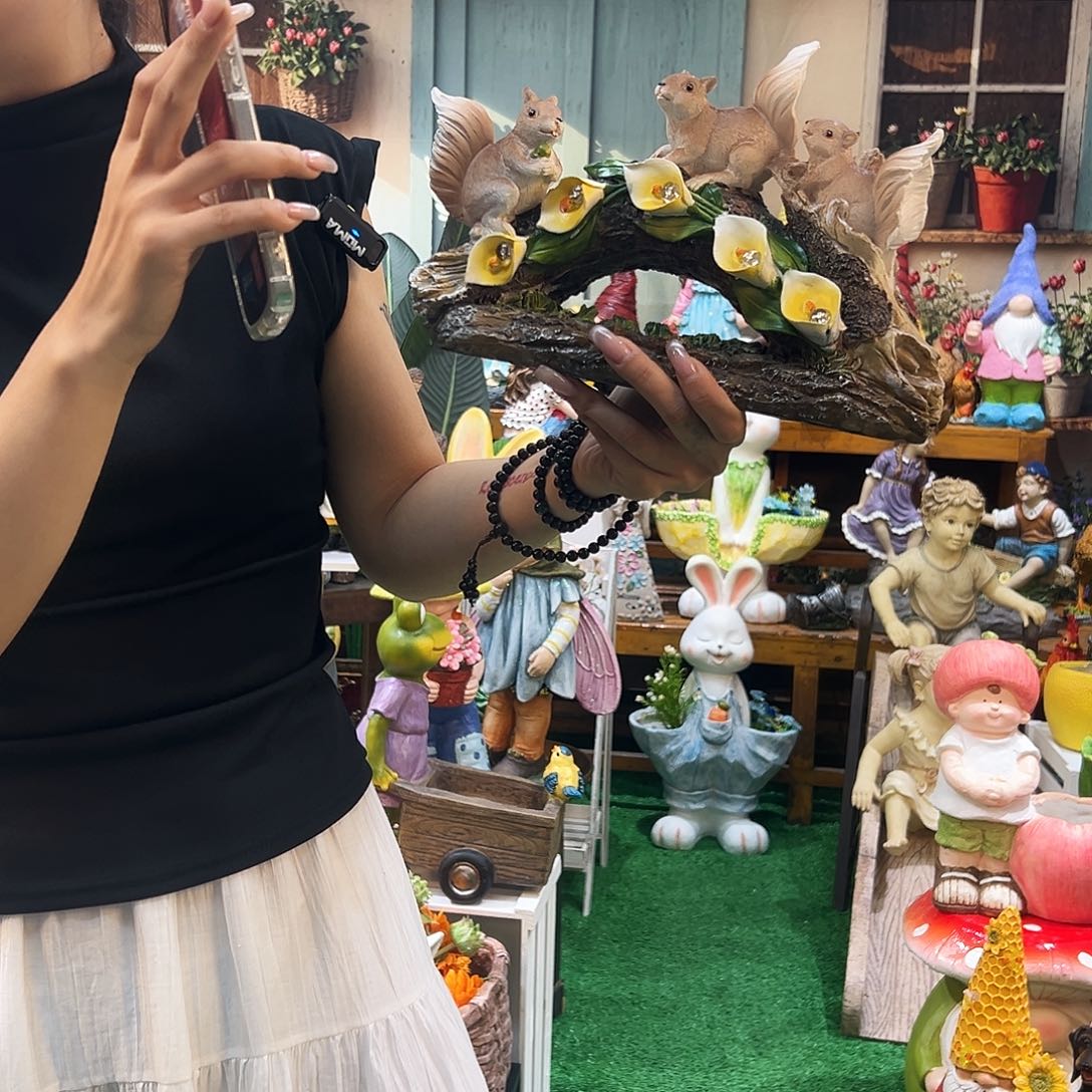 摆件花园摆件红红火火
