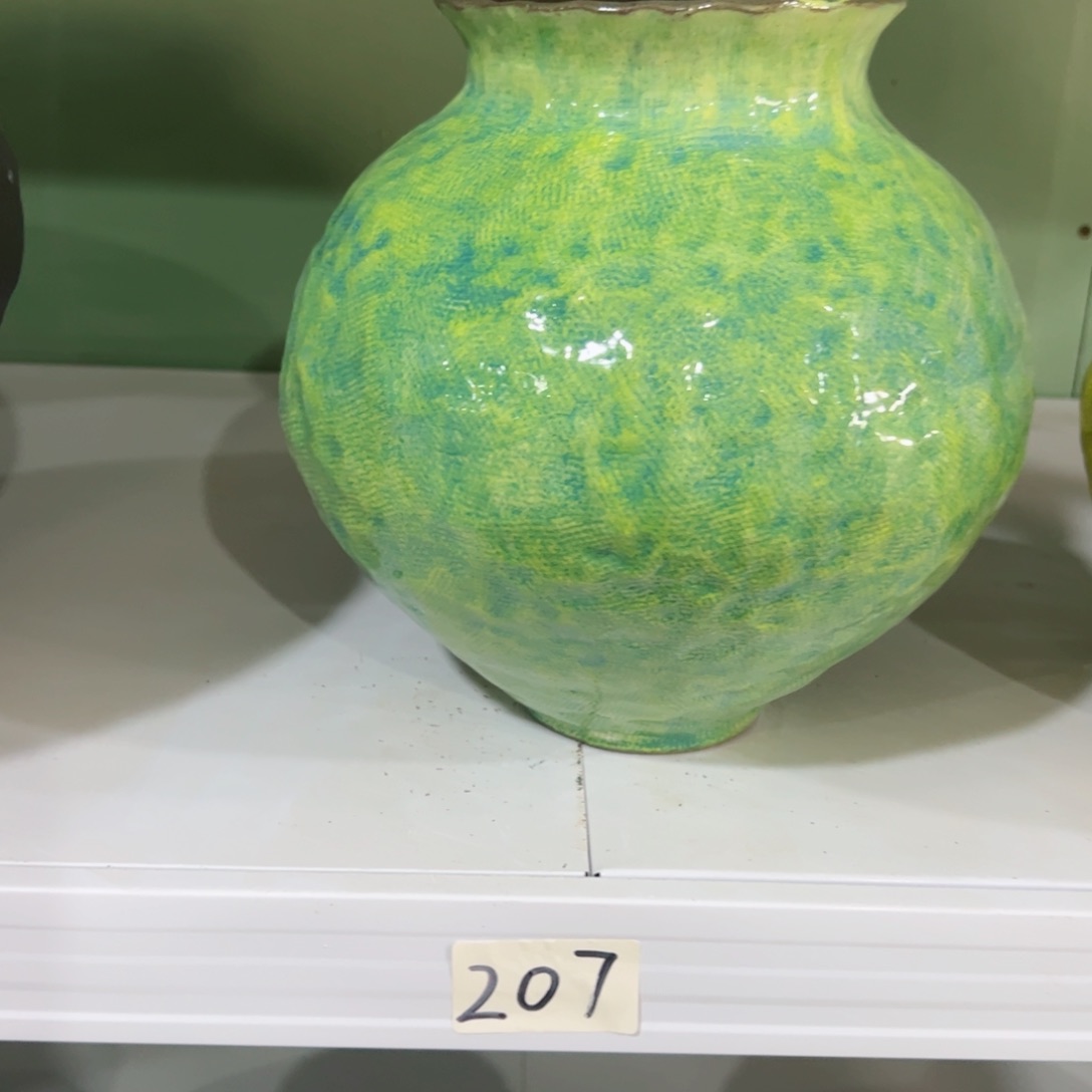 红陶广****品口13高23无孔