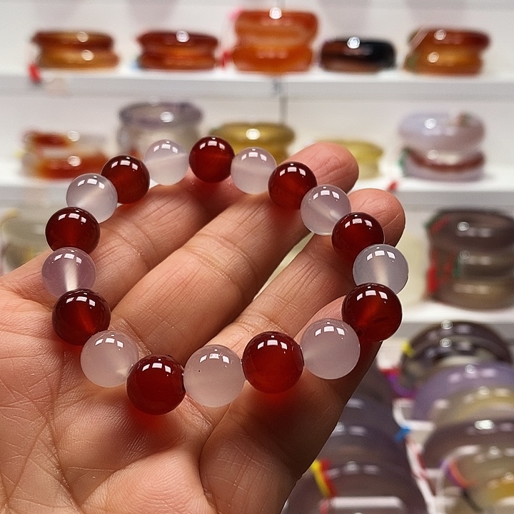 玛瑙/玉髓未镶嵌手链