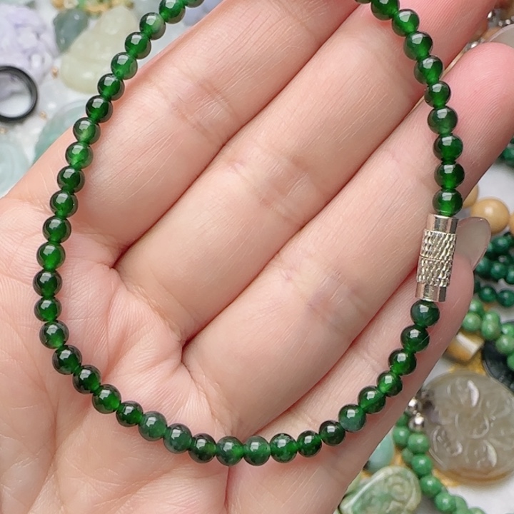 翡翠未镶嵌颈饰天然A货12