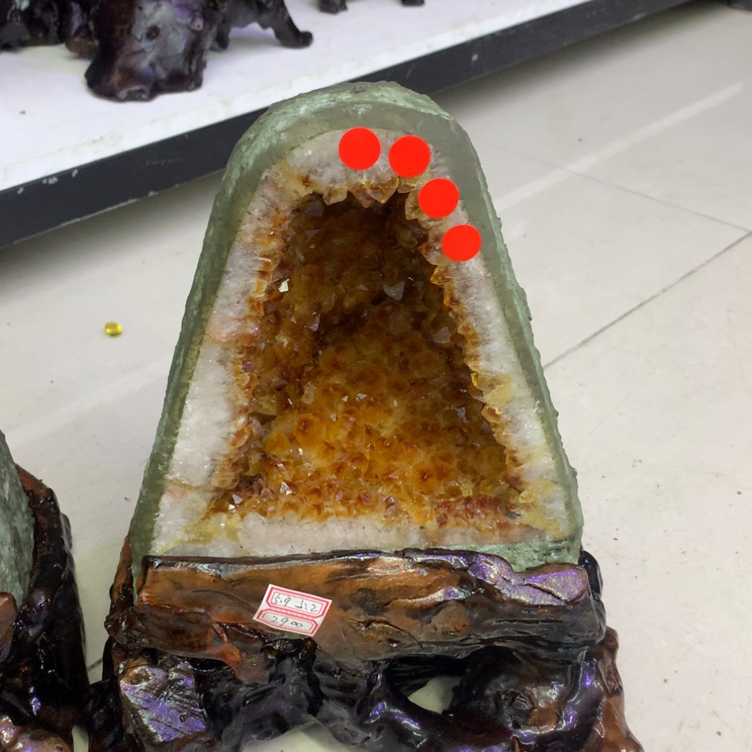 水晶摆件未镶嵌晶洞