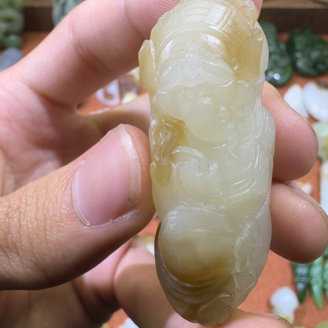 和田玉颈饰未镶嵌