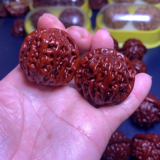 文玩核桃把件37四座楼