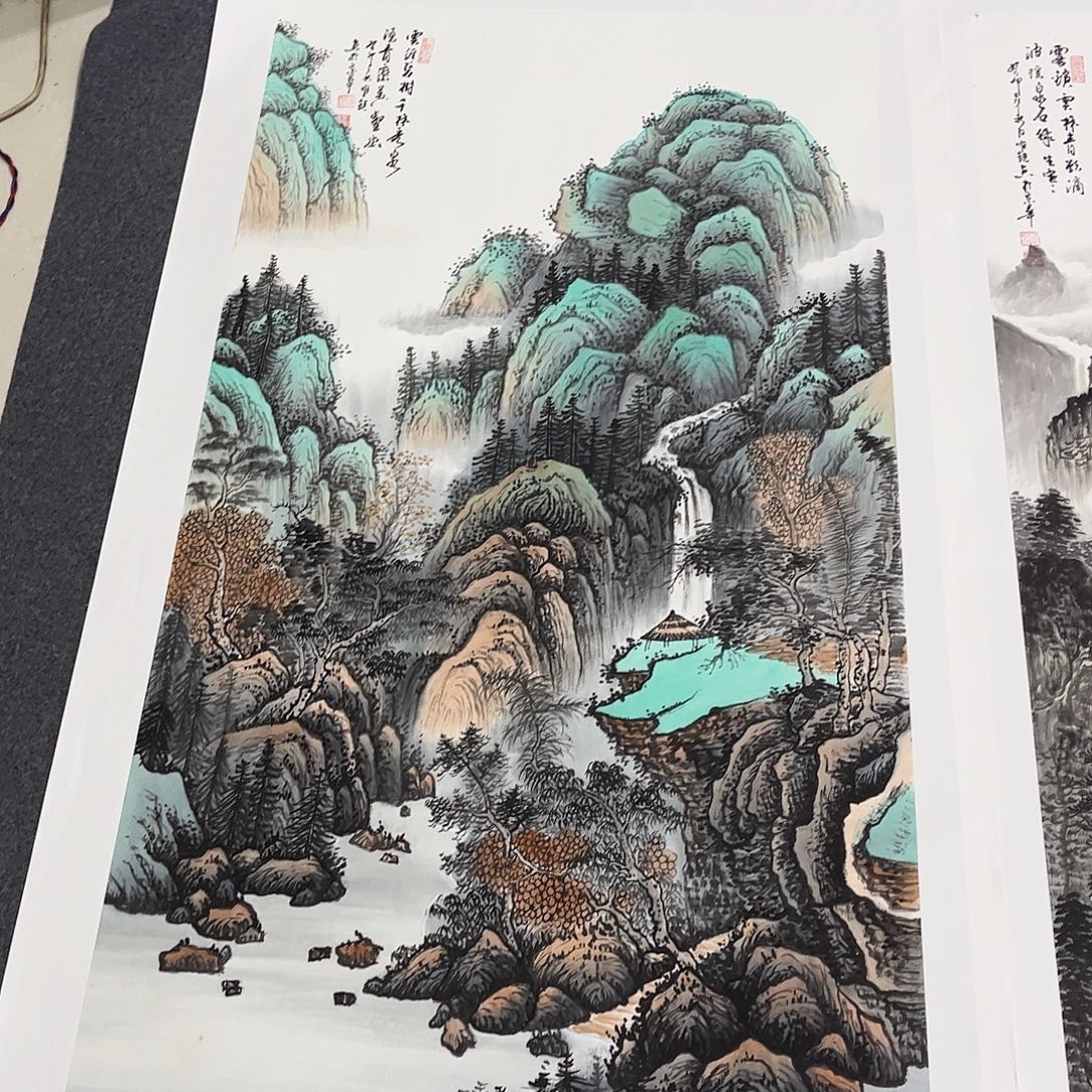 小***j国画LT国画单幅任发