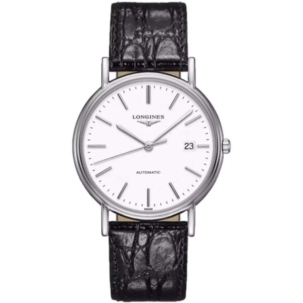 99新 Longines/浪琴 1瑰丽921/38.5mm/条刻机械男表