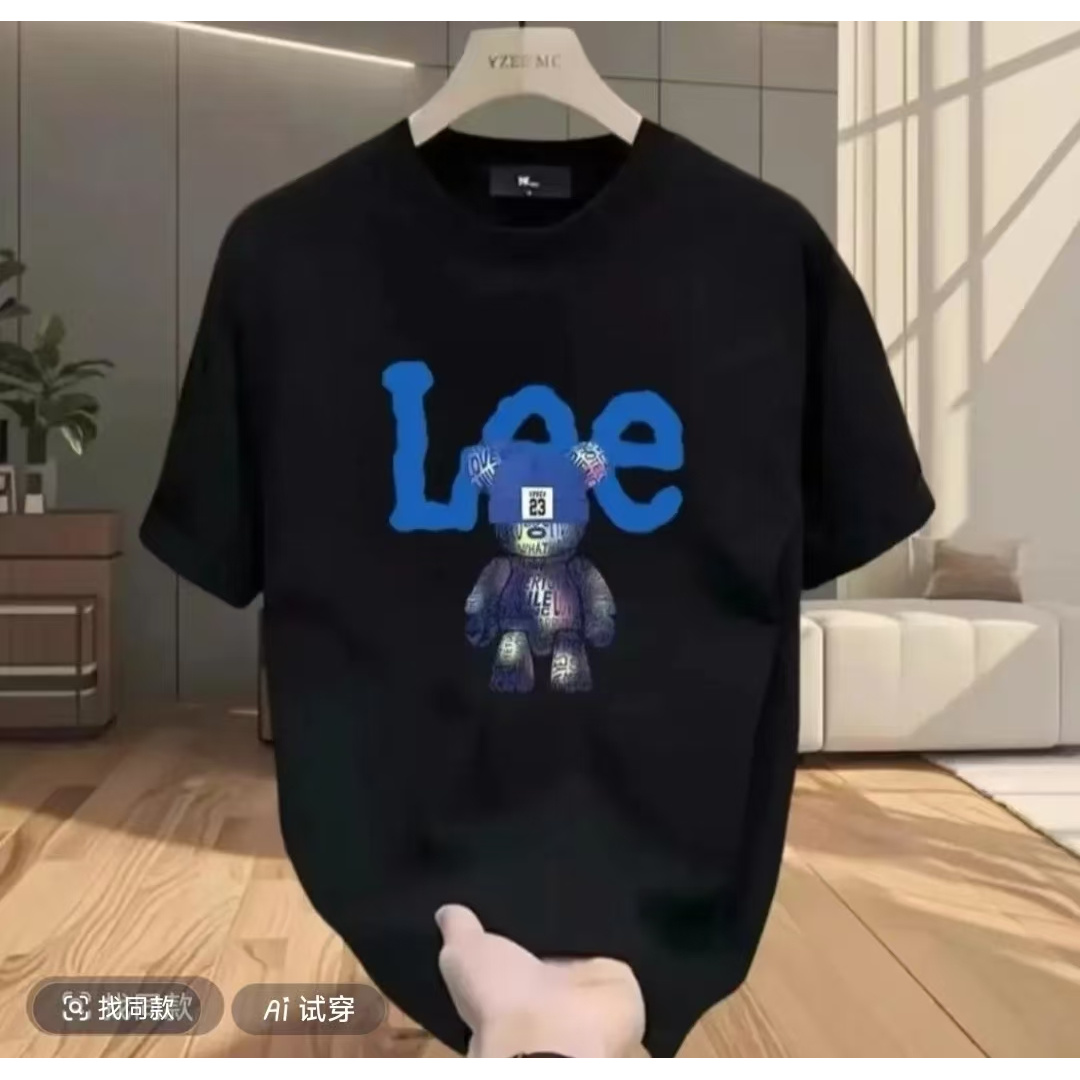 【一折粉丝福利】潮牌男女同款圆领百搭T恤