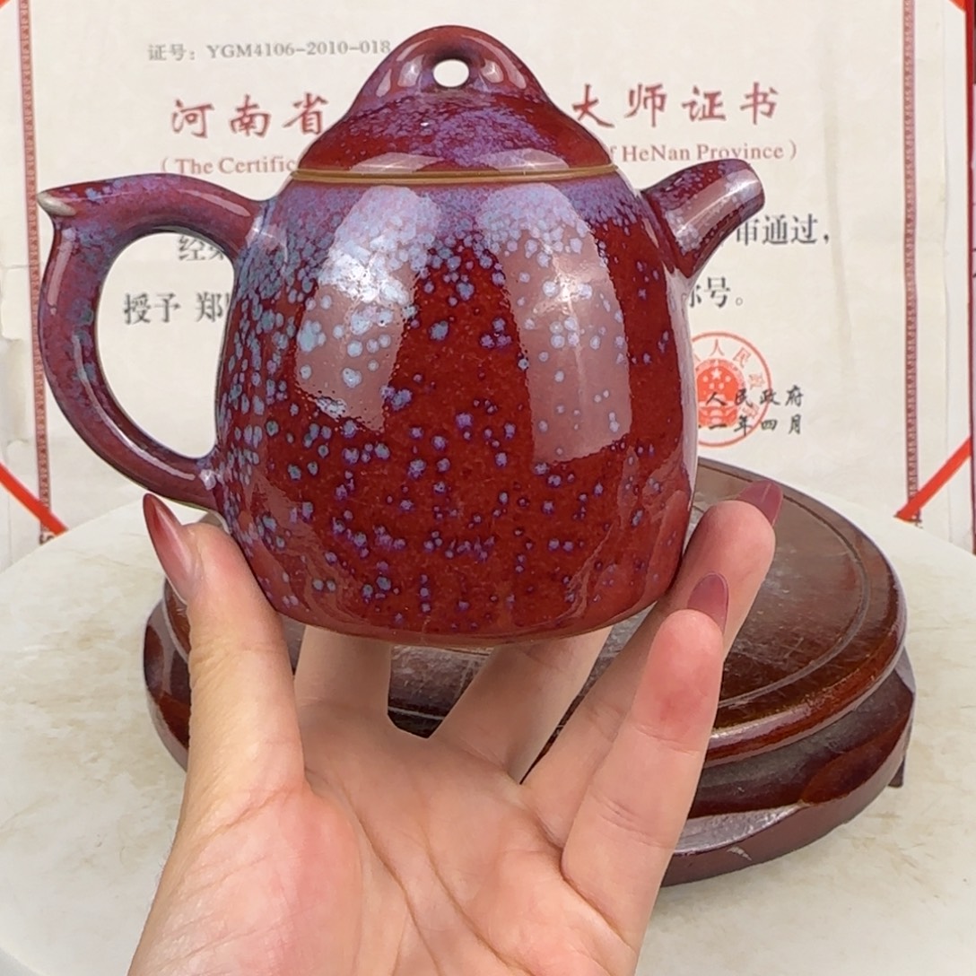 陶摆件郑家钧窑摆件