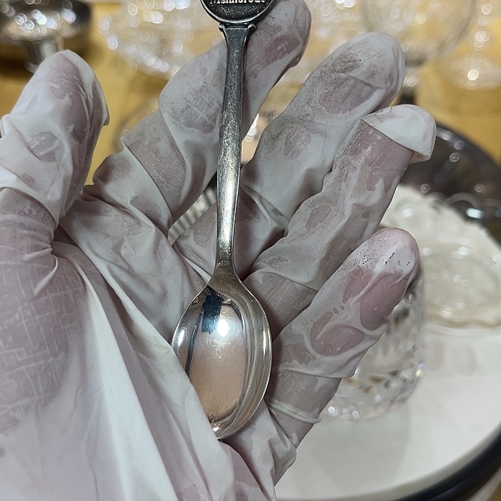 ****西贵金属欧洲中古银制勺子勺子