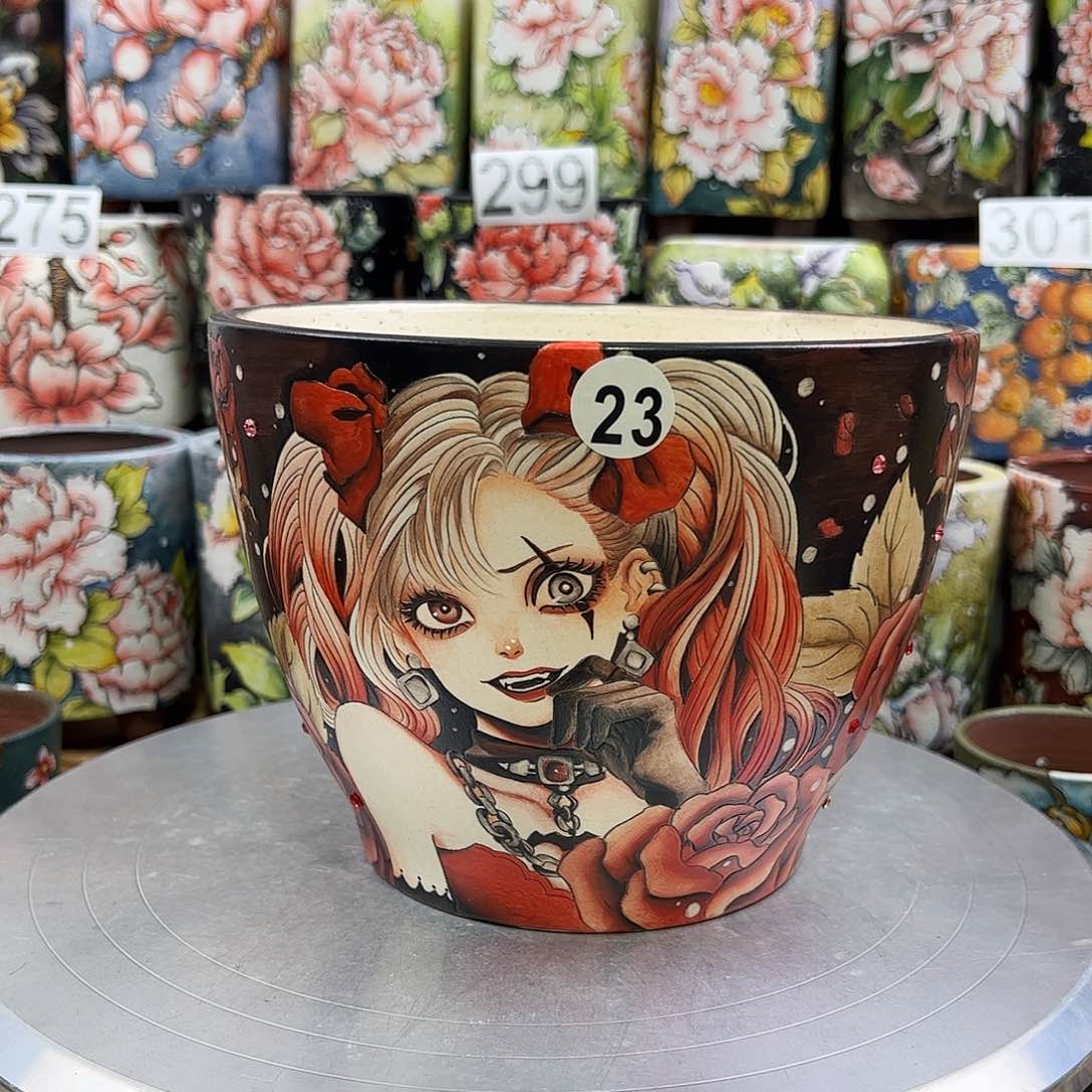 景德镇陶瓷花盆景德镇陶瓷花盆