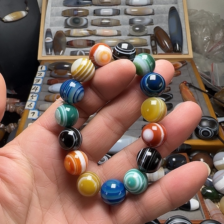 玛瑙/玉髓未镶嵌手串